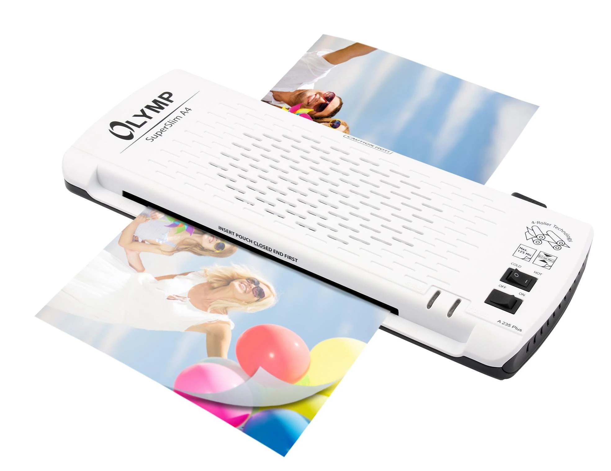 Olympia A 235 Plus DIN A4 laminatorius baltas
