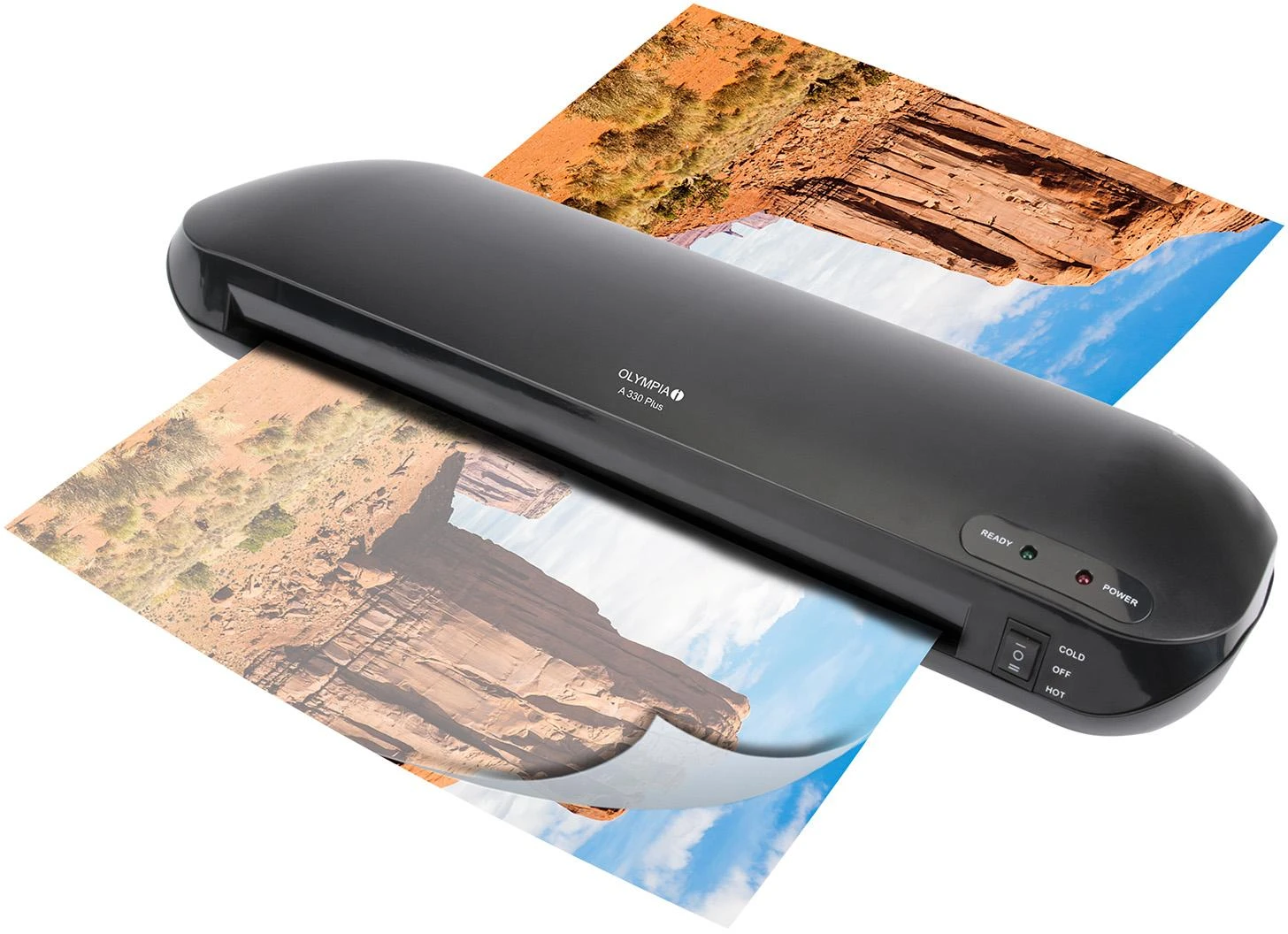 OLP Olympia A 330 Plus Šalto / karšto laminavimo įrenginys 400 mm/min Juoda