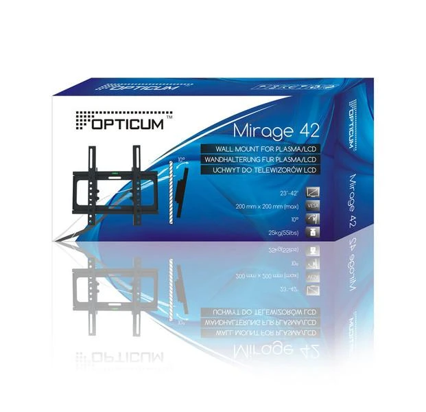 Opticum TV laikiklis MIRAGE 17''-42'' (iki 30kg, VESA 20*20cm)