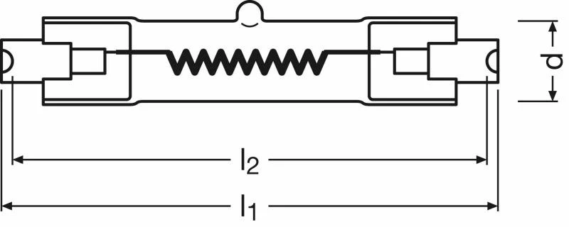 Osram halogeninė studijinė lempa R7s 1000 W 230 V 3200K (64572)
