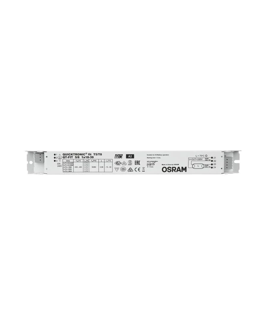 Osram elektroninis balastas su technine specifikacija