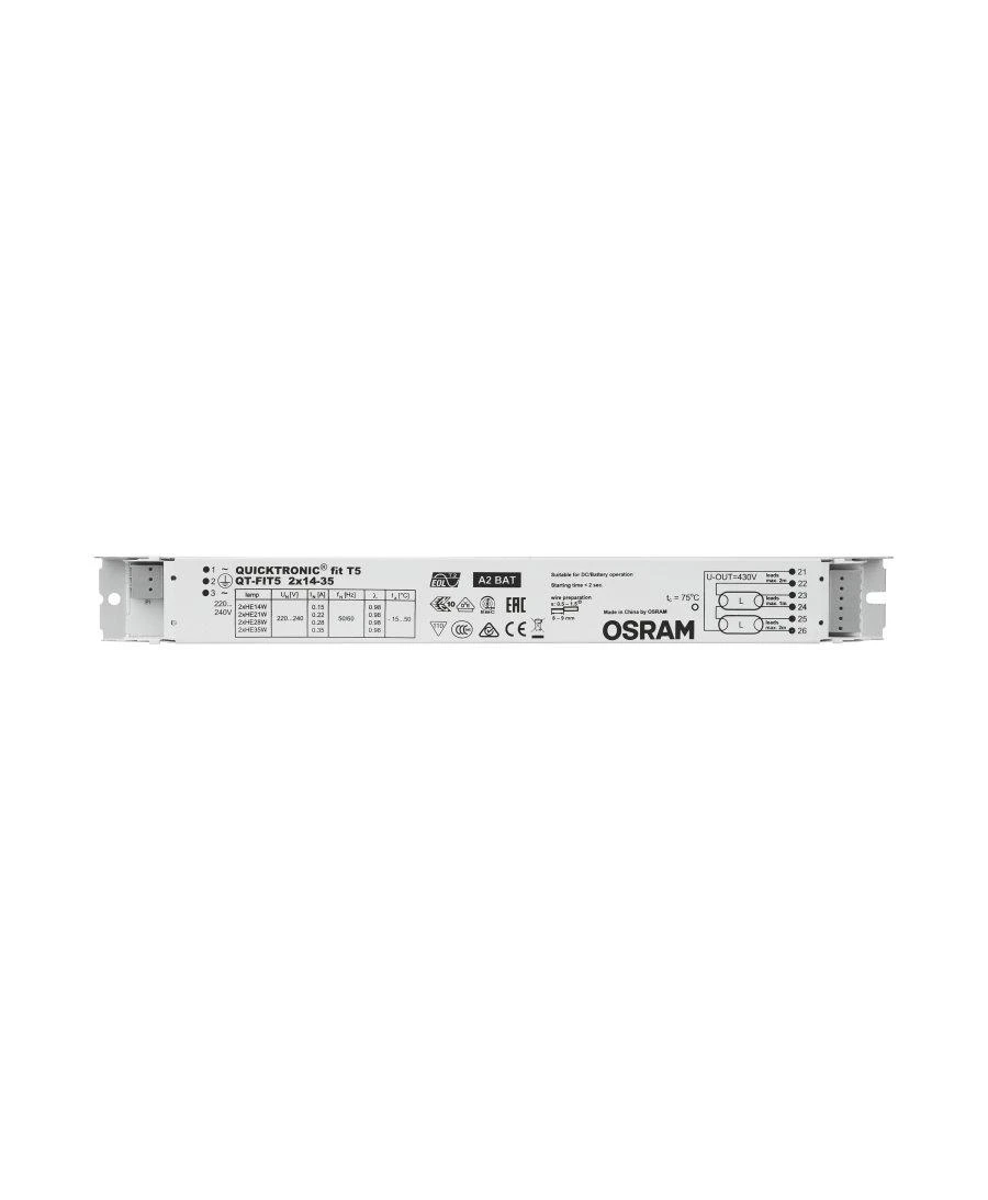 Lubinis šviestuvas Osram STAT.EL.QUI.TR.FIT5 2X14-35 220-240