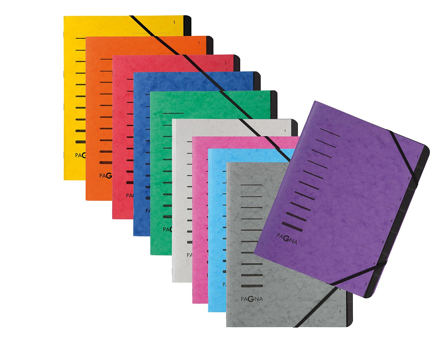 Laikiklis Pagna Folder 12 Fächer 1-12 baltas