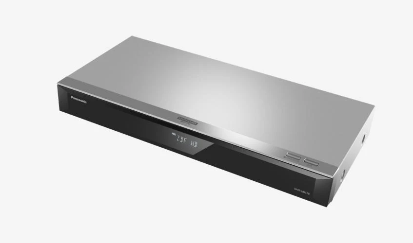 Vaizdo grotuvas „Panasonic DMR-UBC70“ 3D „Blu-ray“ įrašymo įrenginys su televizoriaus imtuvu ir HDD.