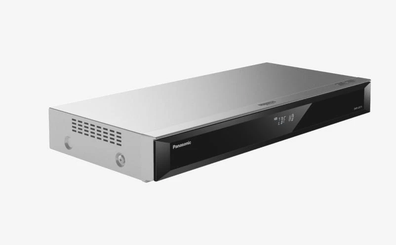 Vaizdo grotuvas Panasonic DMR-UBS70EGS UHD Blu-ray įrašymo įrenginys 500 GB HDD 2x DVB-S imtuvas Sidabrinė