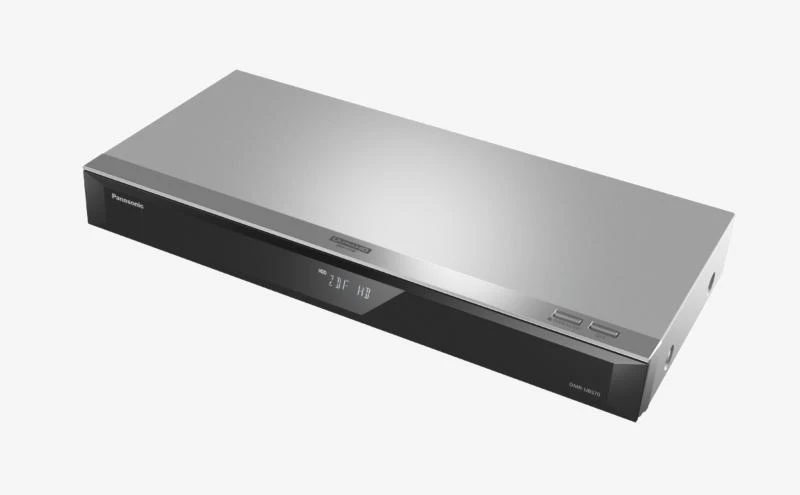 Vaizdo grotuvas Panasonic DMR-UBS70EGS UHD Blu-ray įrašymo įrenginys 500 GB HDD 2x DVB-S imtuvas Sidabrinė