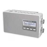 Panasonic RF-D10EG nešiojamas DAB radijas 2 vatai sidabrinis