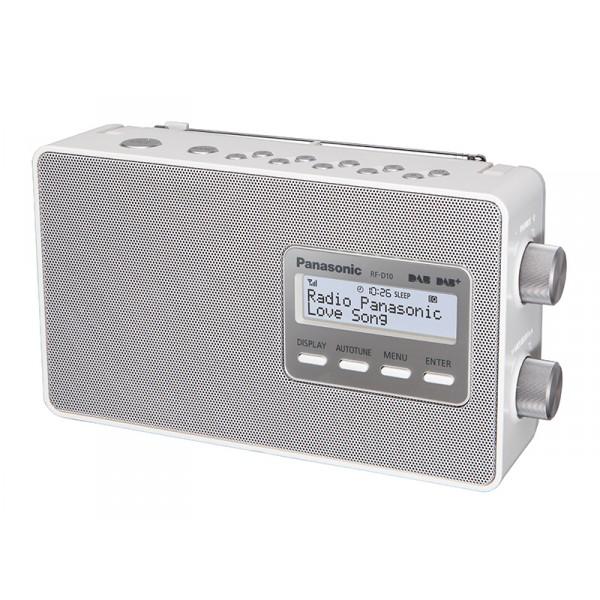 Panasonic RF-D10EG nešiojamas DAB radijas 2 vatai sidabrinis