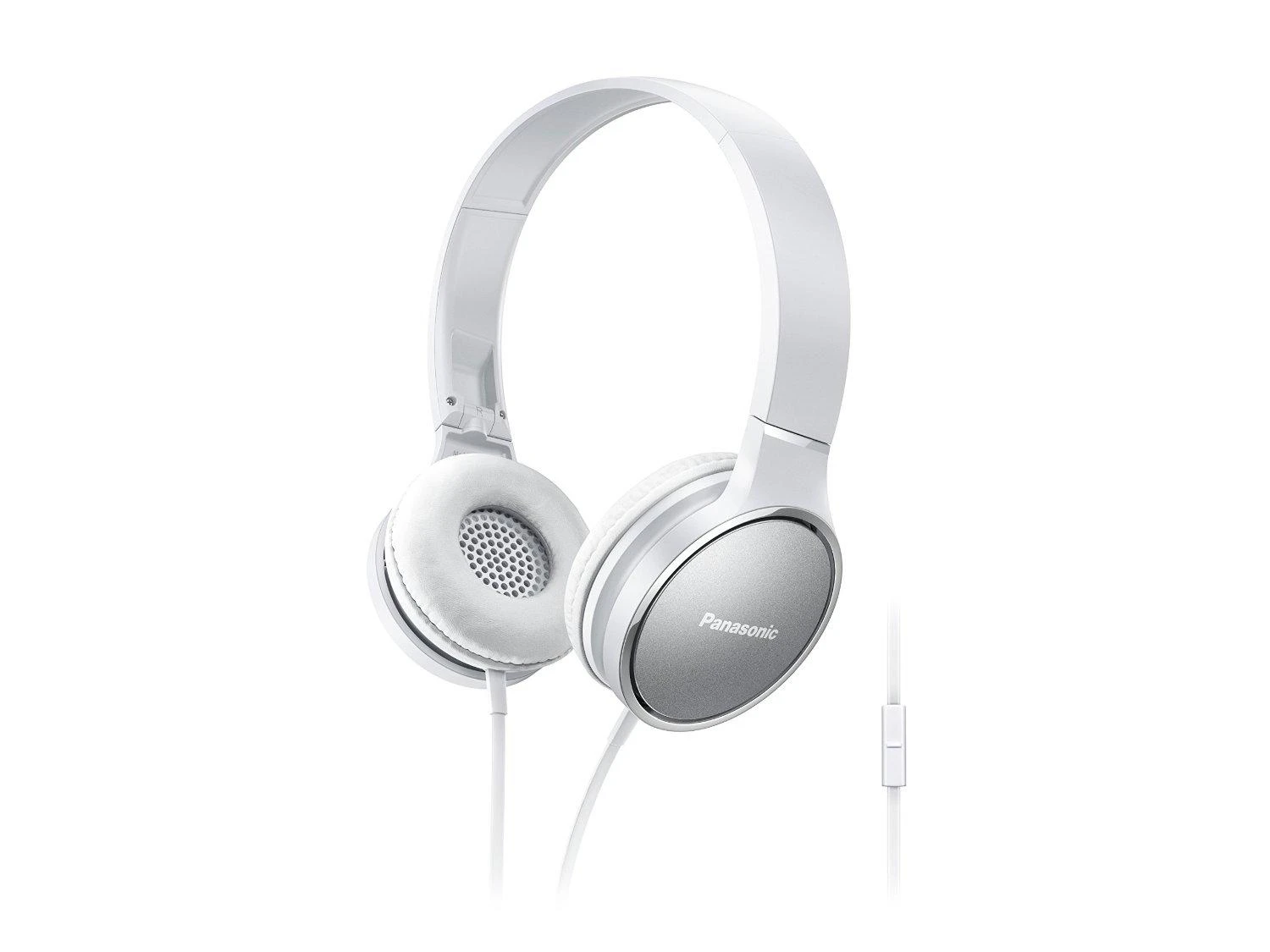 Stereofoninės ausinės Panasonic RP-HF300M su mikrofonu Baltos