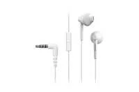 Į ausis įstatomos ausinės su mikrofonu Panasonic RP-TCM55E-W, Baltos