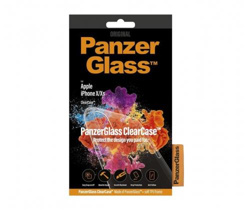 Panzer Glass PanzerGlass ClearCase 0189 Apple, iPhone X/Xs, plastikas, skaidrus, galinis dangtelis