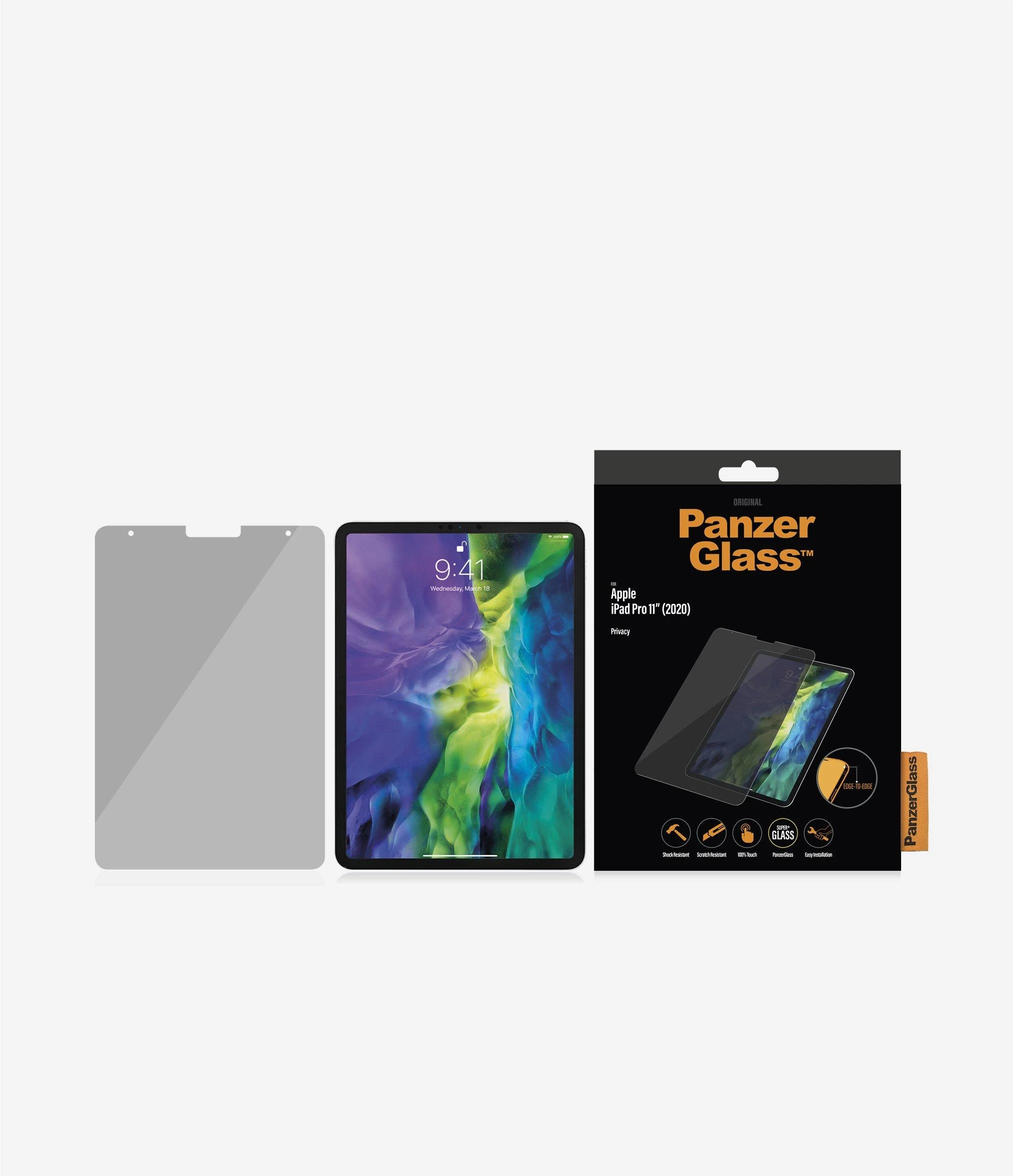 Panzer Glass PanzerGlass iPad Pro 11" (2020) / iPad 10.8", skaidraus ekrano apsauga, privatumas