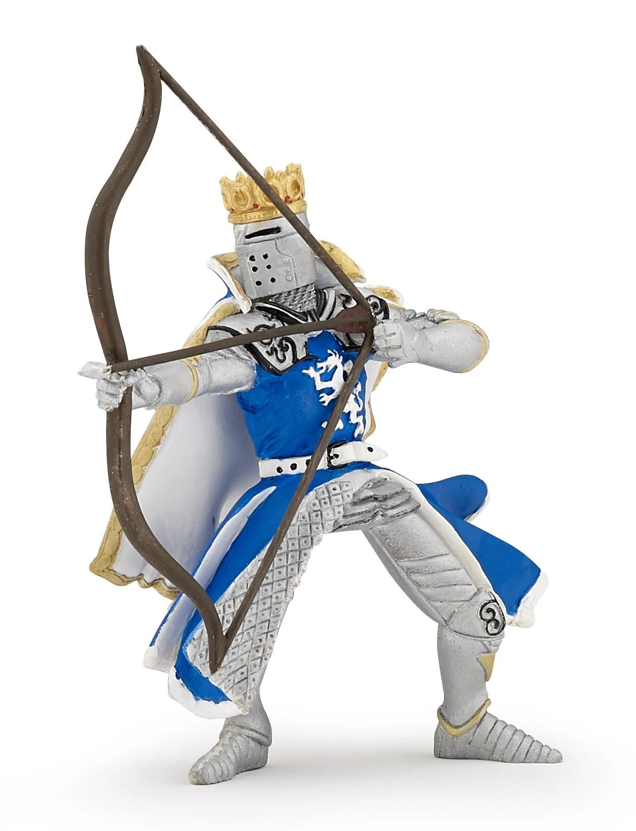 Figūrėlė Papo Dragon King mėlyna su lankeliu