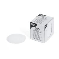 Papstar Servetėlės po puodeliu, 8.5cm, baltos