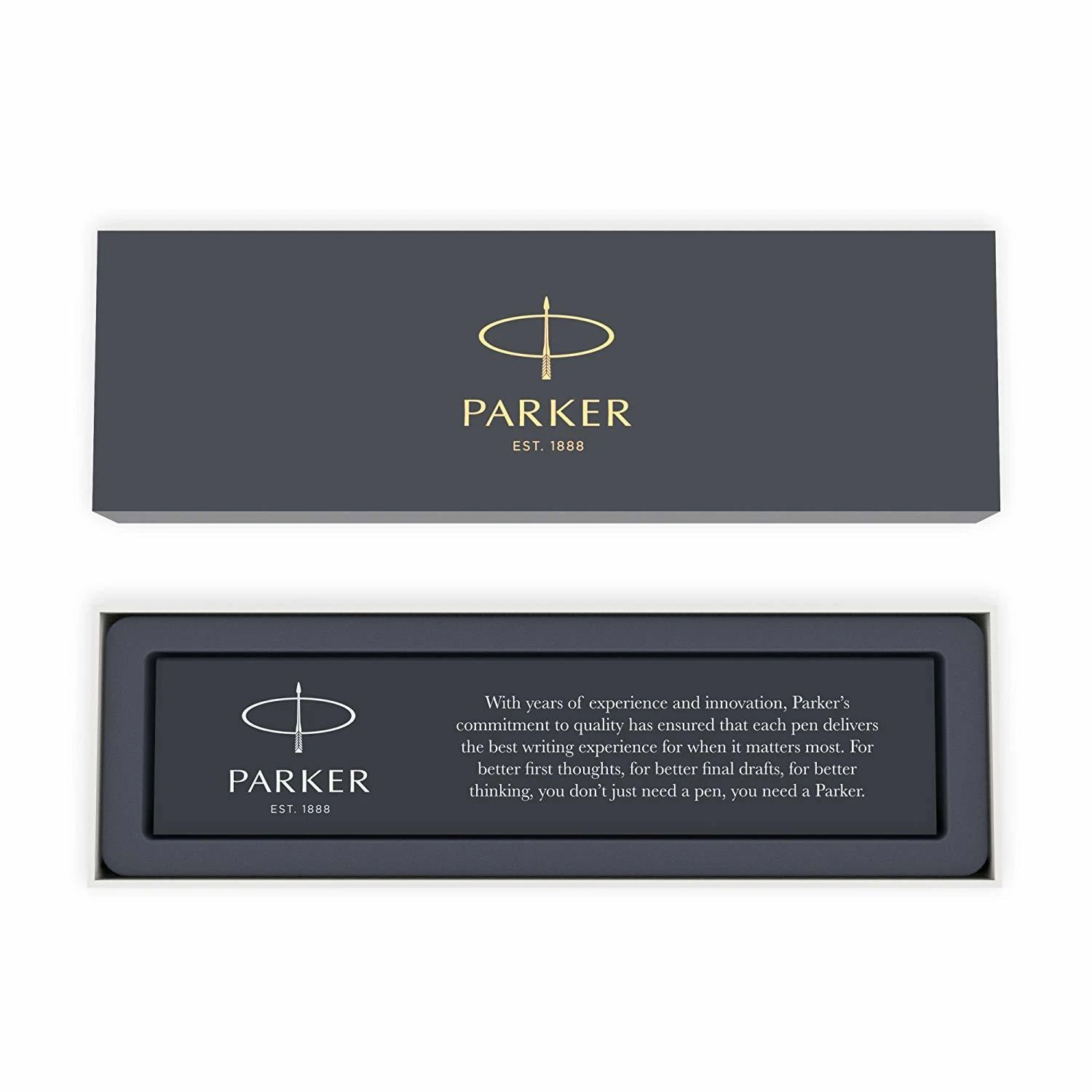 Parker plunksnakočio ir rašiklio rinkinys IM Juodas CT su dėklu ir dovanų maišeliu