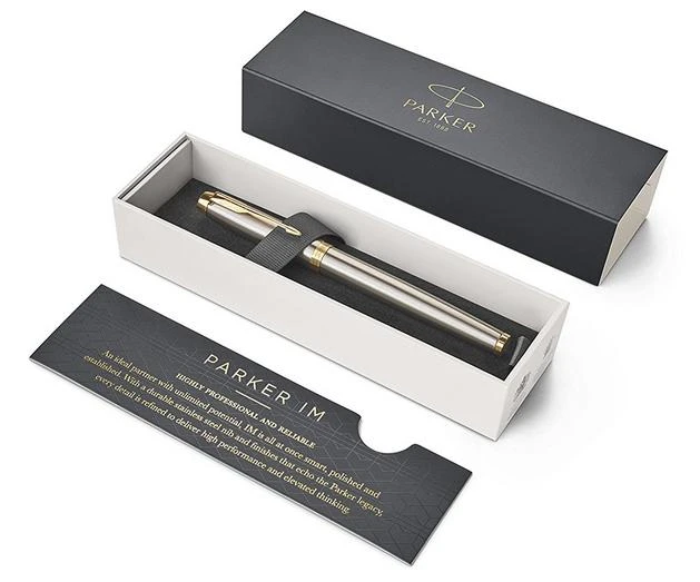 Plunksnakotis Parker IM Brushed Metal GT Medium