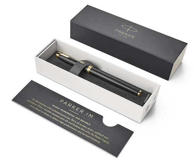 Plunksnakotis Parker IM Premium Juodas/Gold GT Fine