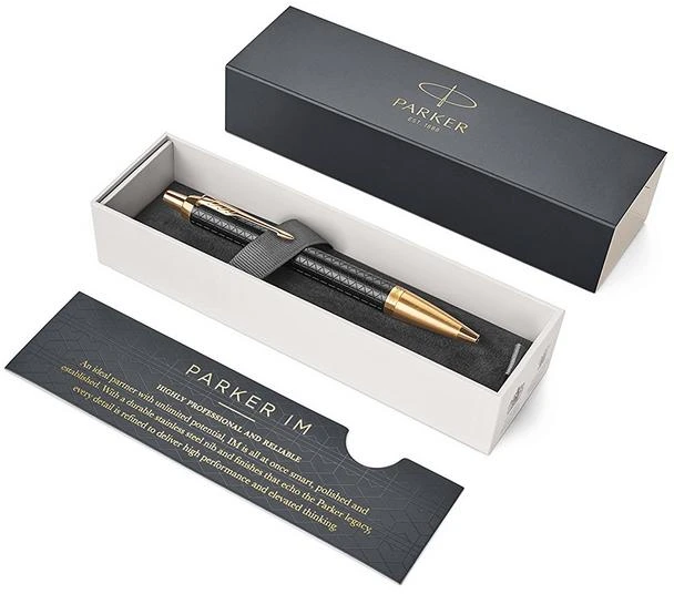 Automatinis tušinukas Parker IM Premium Juodas/Gold GT