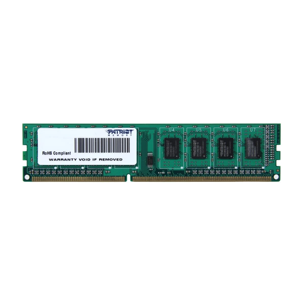 Patriot DDR3 RAM atminties modulis su etikete