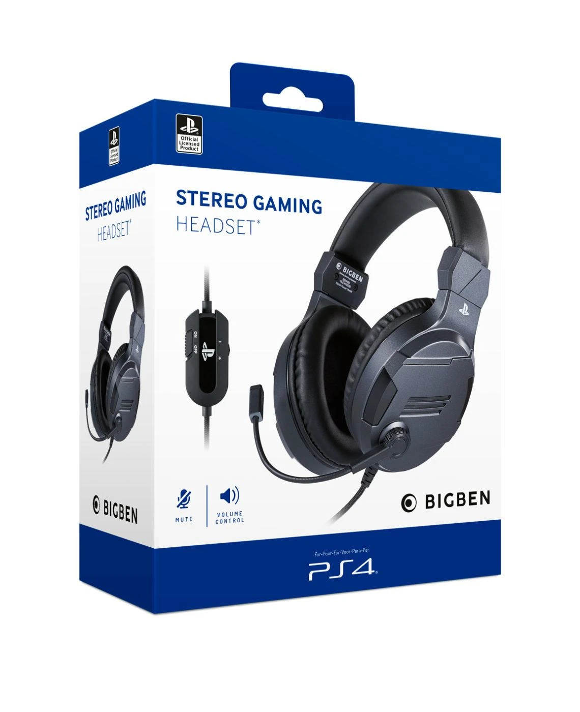 Žaidimų ausinės PS4 V3 Titan, Official Playstation Gaming Headset