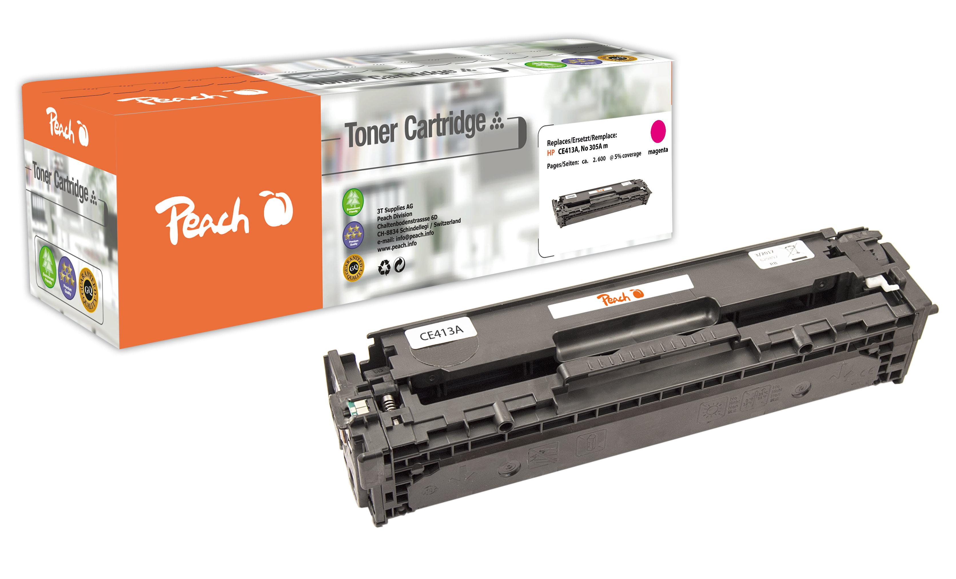 Peach Toneris magenta 110823 - compatible zu HP No. 305A, CE413A