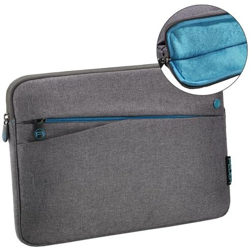 PEDEA Fashion Planšetinis kompiuteris Case Sleeve Bag 12.9 inch with pockets for accessories, pilkas