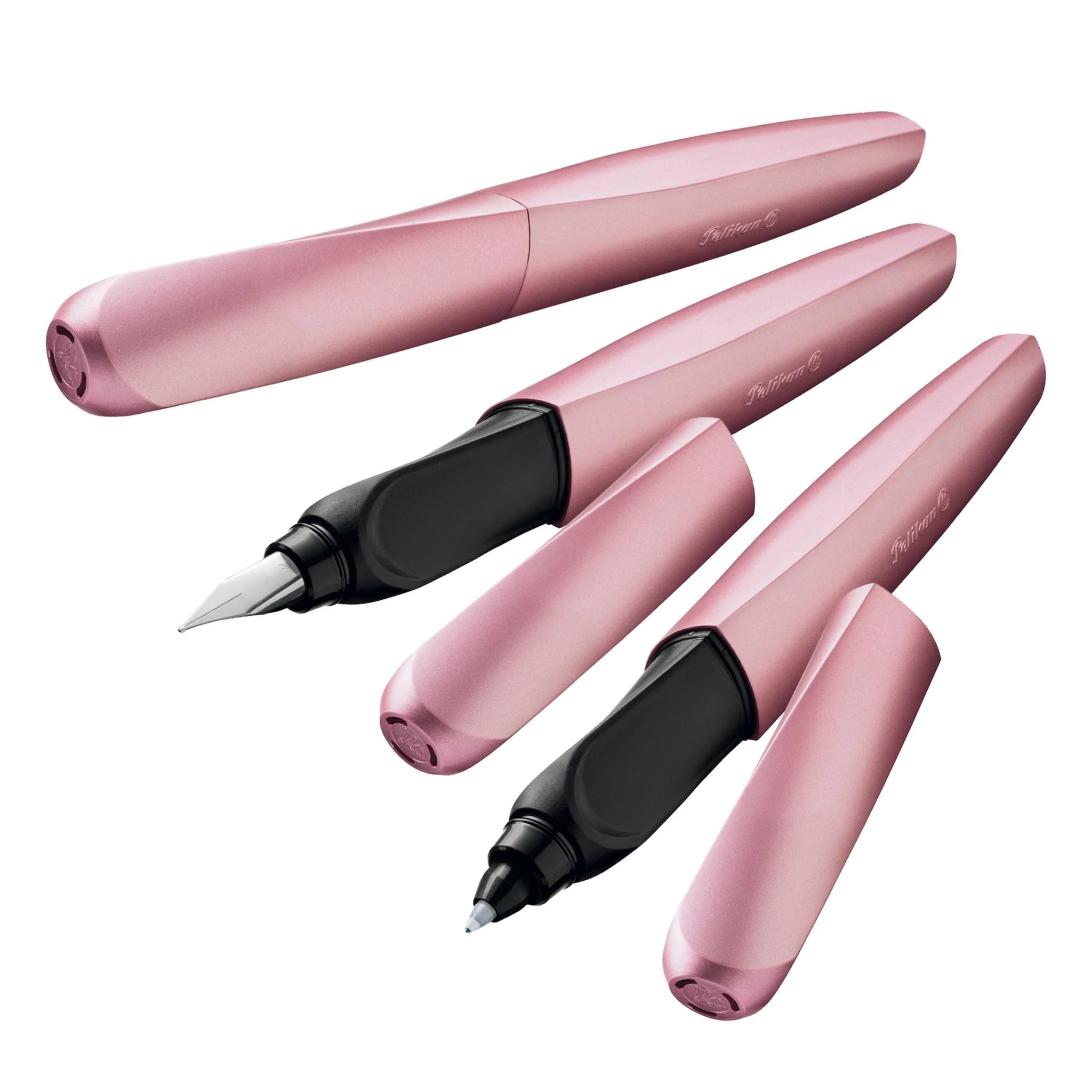 Pelikan Plunksnakotis TWIST P457M rožinis + 2kapsulės bls