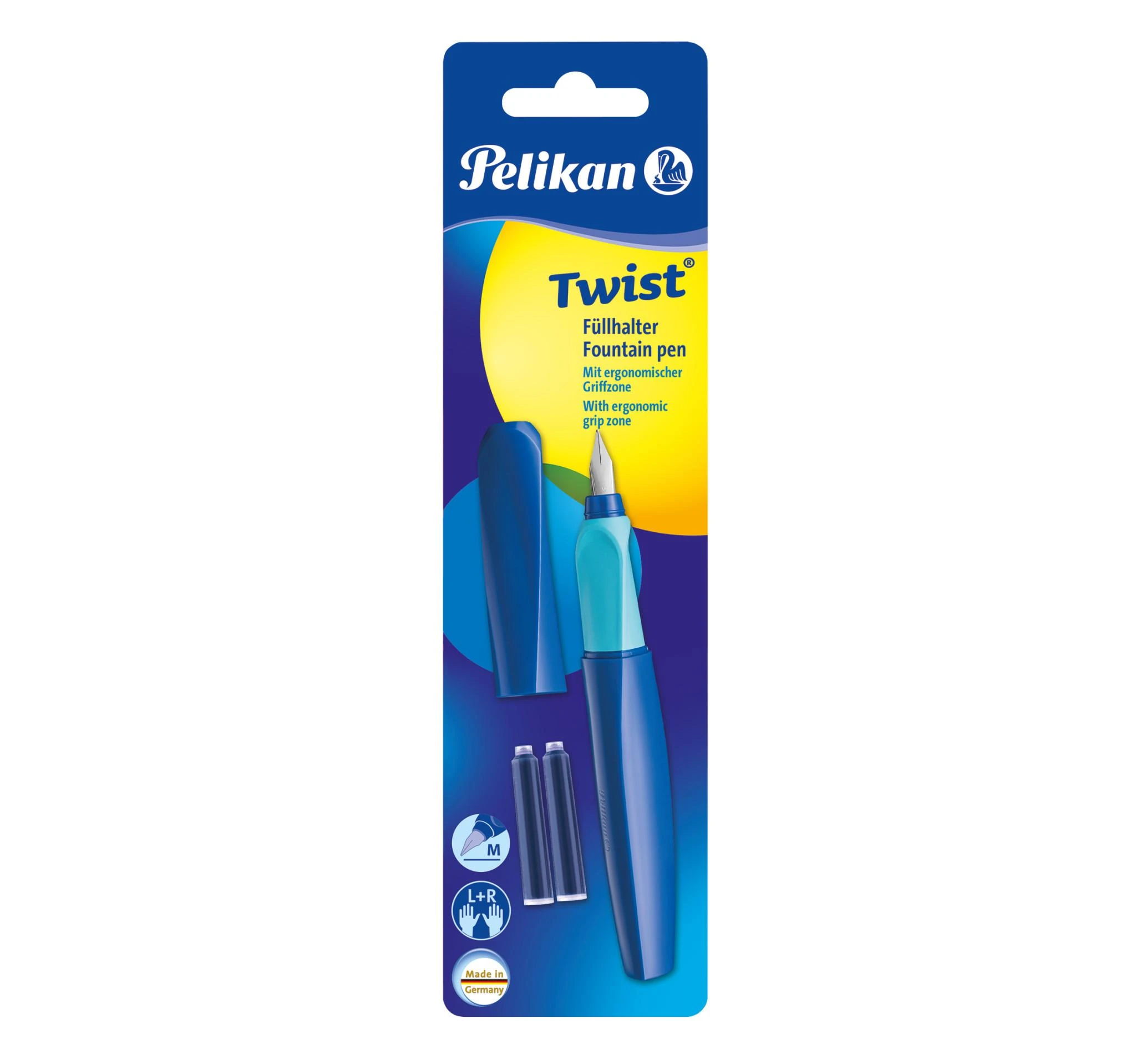 Pelikan Twist P457 M Deep Mėlyna plunksnakočiai