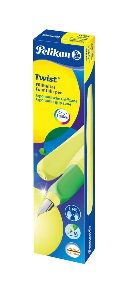 Pelikan Plunksnakotis TWIST P457M neon geltonas