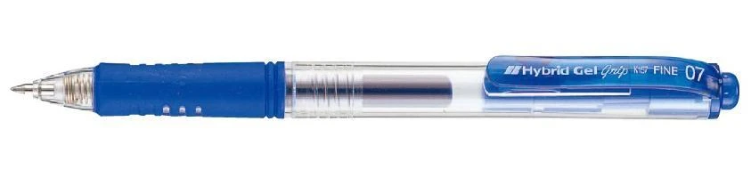 Automatinis rašiklis PENTEL HYBRID GEL GRIP K157, 0,7 mm.