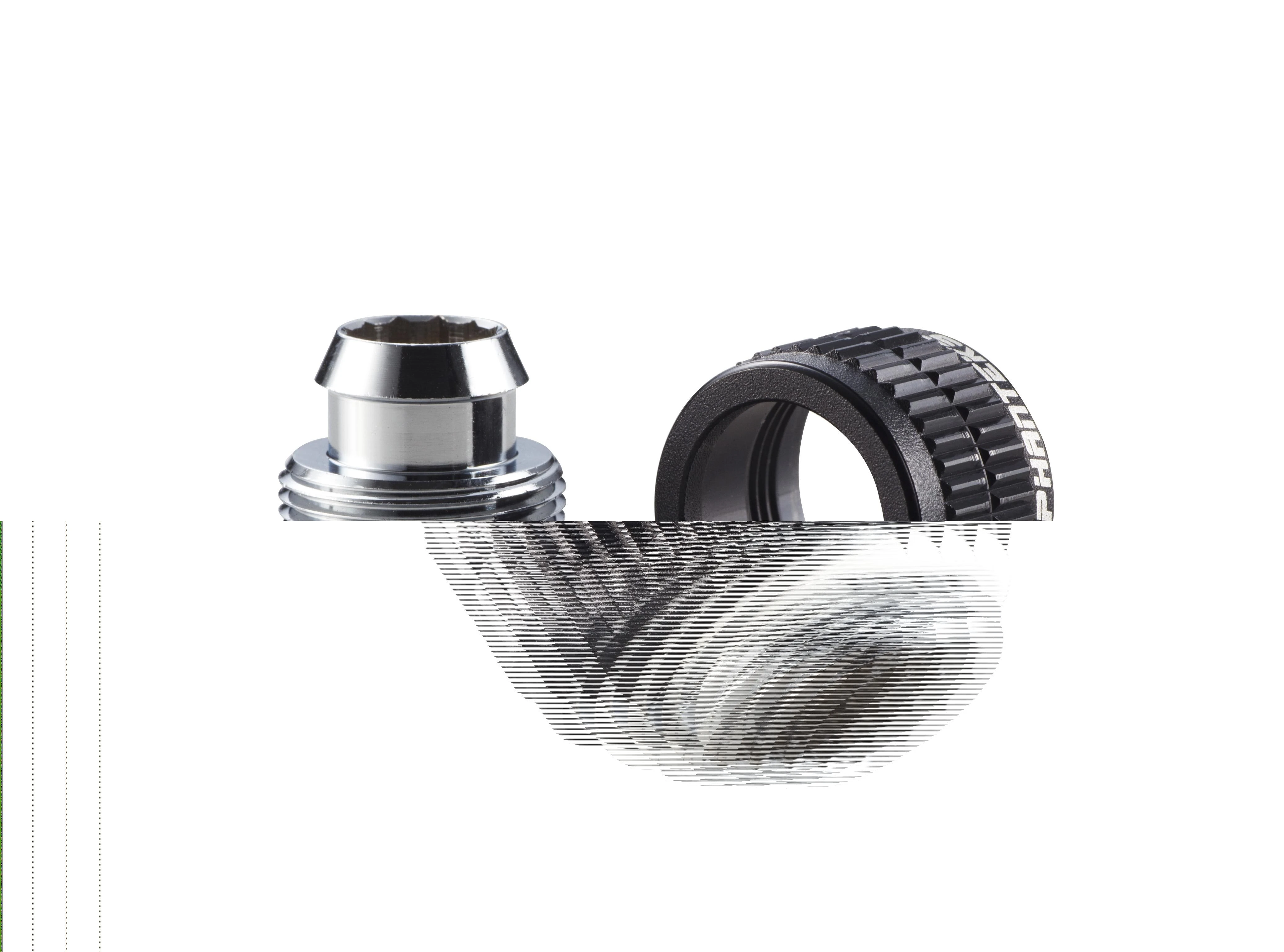 Phanteks išrinkta 13/10mm jungtis su juodu žiedu