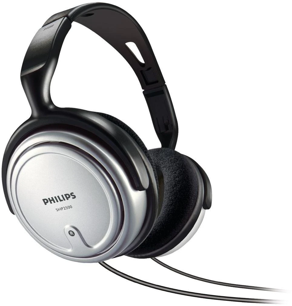 Philips SHP2500 ausinės, sidabrinis modelis