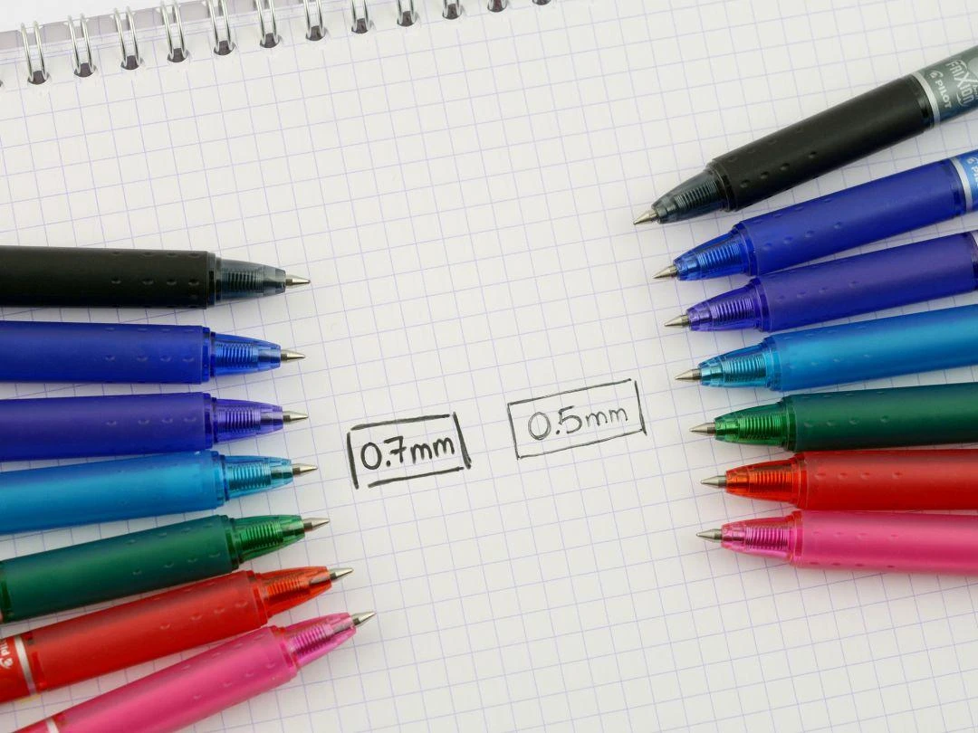 Pilot Pen Automatinis tušinukas Pilot Frixion Clicker, gelinis, 0.5mm, su trintuku, raudonos spalvos