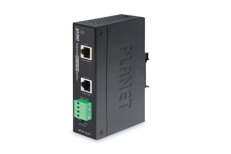 Šakotuvas „Planet IPOE-162“ gigabito „PoE+“ injektorius