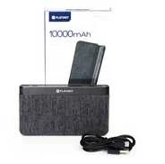 Platinet maitinimo blokas 10000mAh Audinys Braided LiPo 2.1A, tamsiai pilkas (44385)