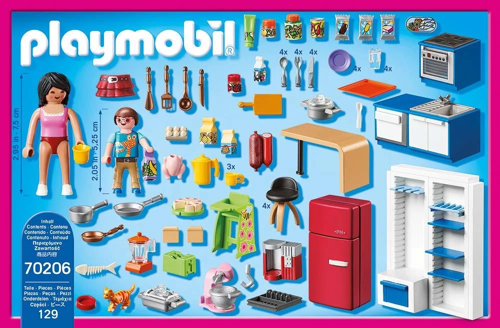 Playmobil Dollhouse 70206 Šeimos virtuvė