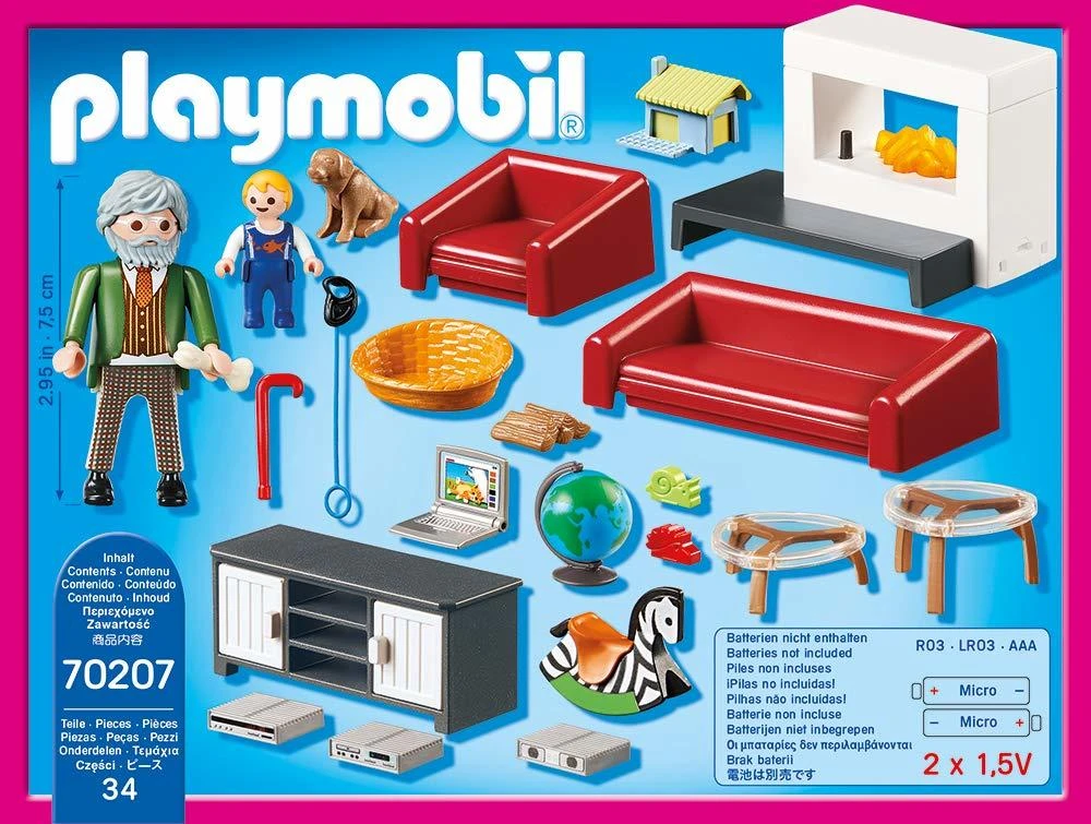Playmobil Dollhouse 70207 Jauki svetainė