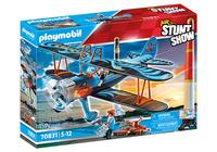 PLAYMOBIL – 70831 – „Air Stuntshow Biplane“ „Phoenix“ – su garso efektais