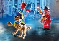 Žaidimų rinkinys Playmobil Scooby Doo Adventure su Klounas vaiduokliu 70710