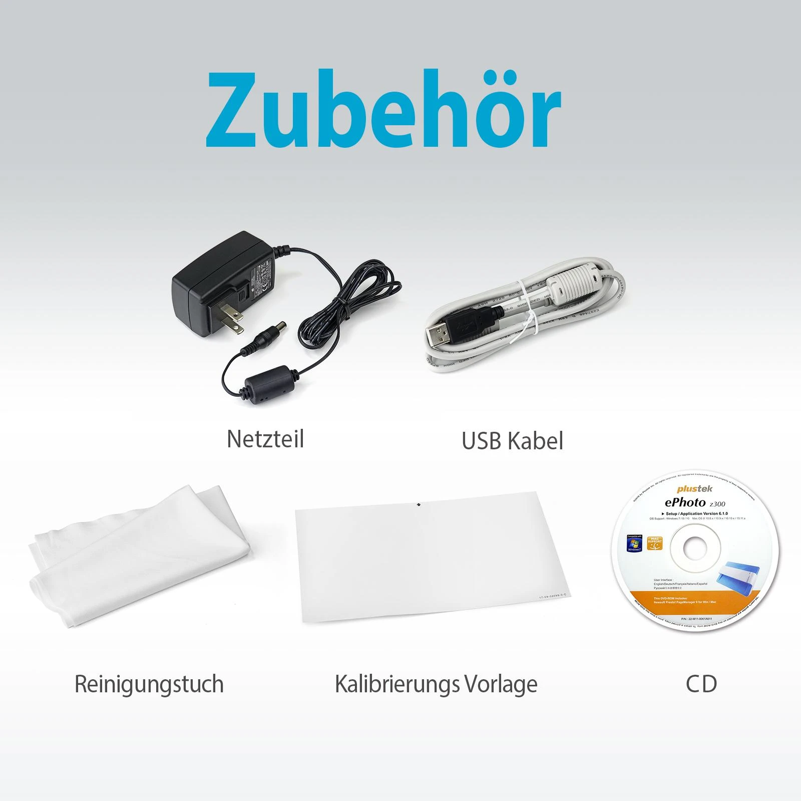 Skeneris Nešiojamas skaitytuvas Plustek ePhoto Z300 PLUS-EPHOTO-Z300 (215 x 290 mm, USB)
