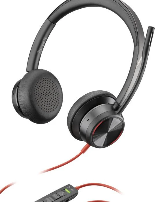 Poly Blackwire 8225-M ausinės su aktyviu mikrofonu