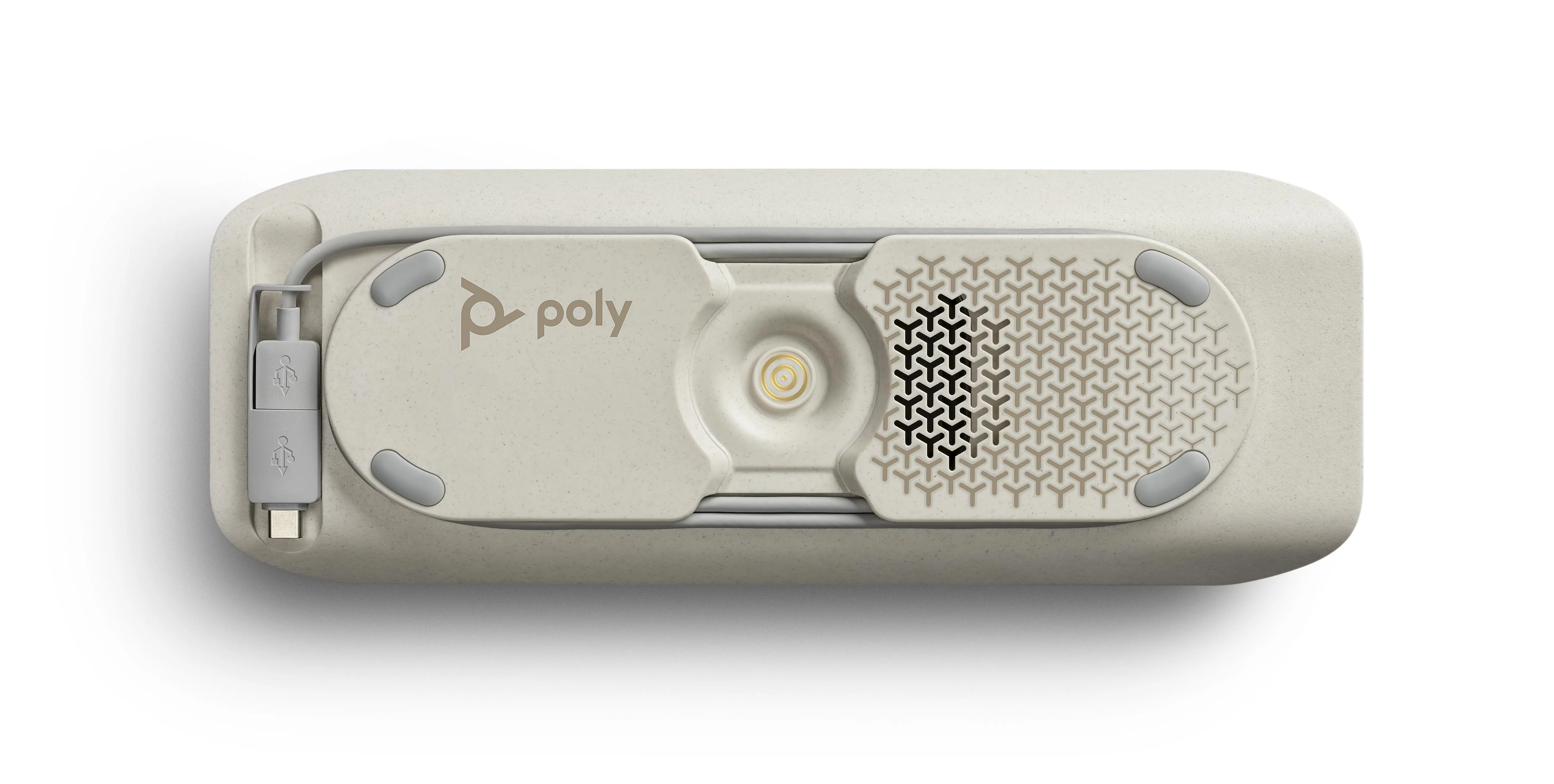 Poly Sync 40+ garsiakalbis, konferencijų sprendimas, Bluetooth, USB-A ir USB-C, įskaitant BT600 Bluetooth raktą