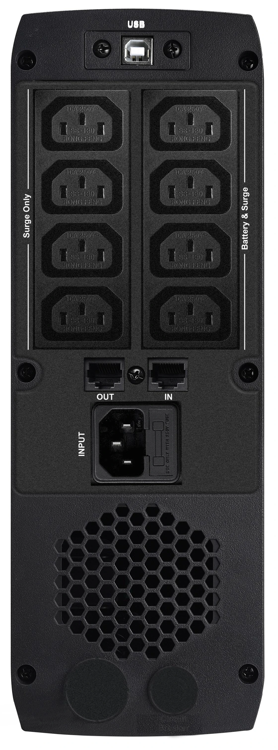 POWER WALKER UPS Line-Interactive CSW 1000 VA 8x IEC Out RJ11/RJ45 įvestis / išvestis USB 2x USB įkroviklis