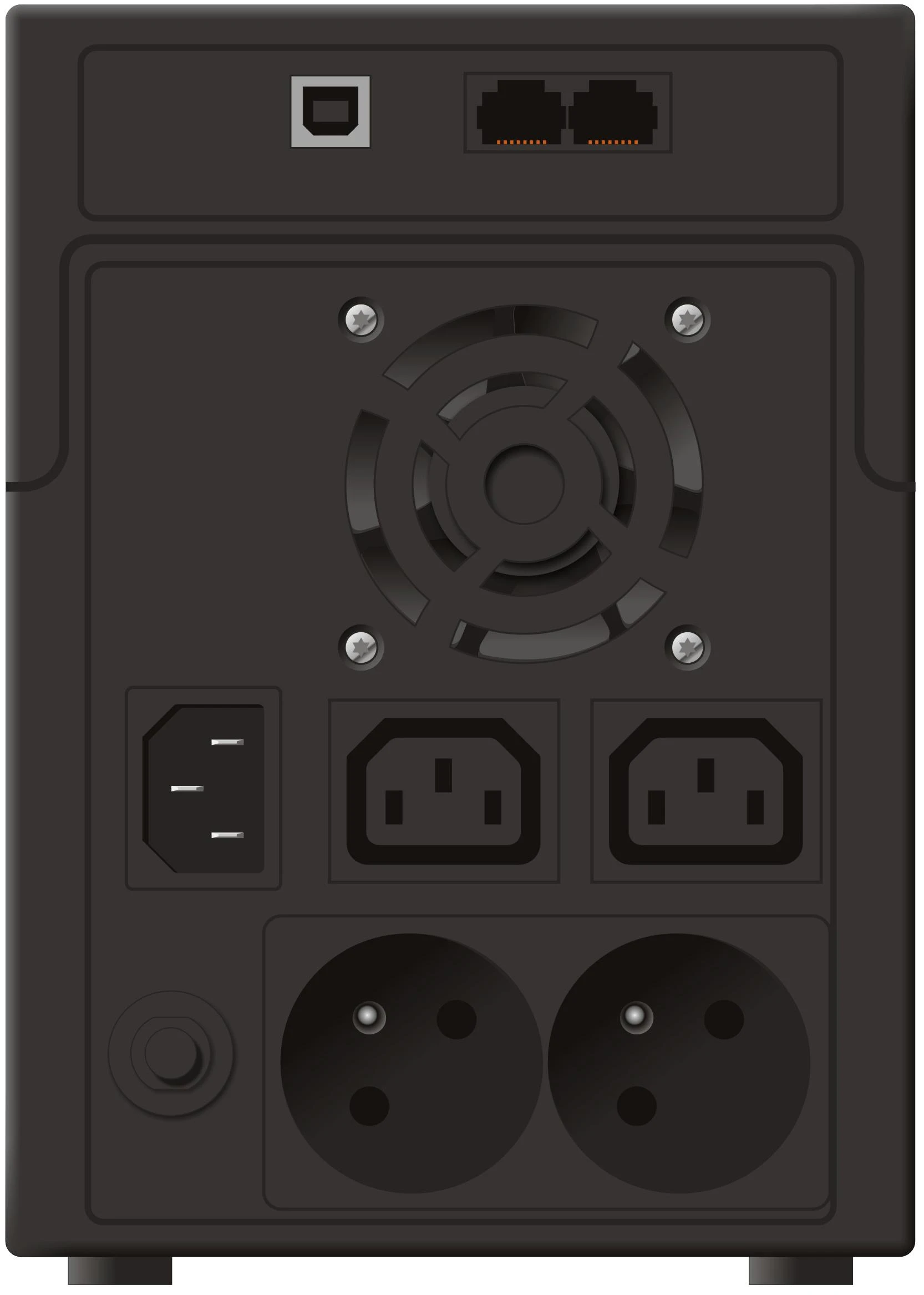POWERWALK VI 2200 SH FR Power Walker UPS Line-Interactive 2200VA 2x 230V EU, 2x IEC C13, RJ11/RJ45, USB