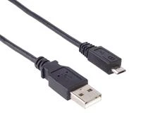 Kabelis USB PremiumCord USB-A - microUSB 5 m Juodas (ku2m5f)