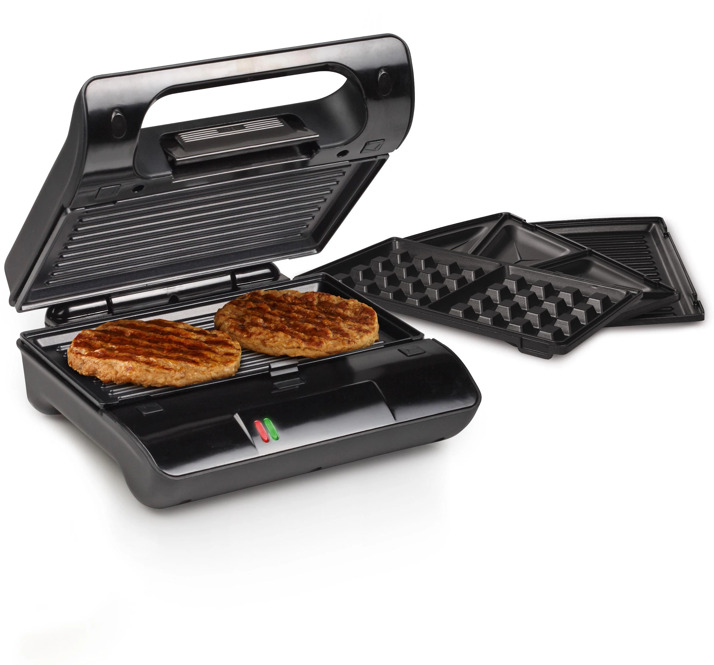 Sumuštinių keptuvas Princess Multi ir Sandwich Grilis Compact Pro Juodas, 800 W, Lėkštių skaičius 3, Sumuštinių skaičius 2,