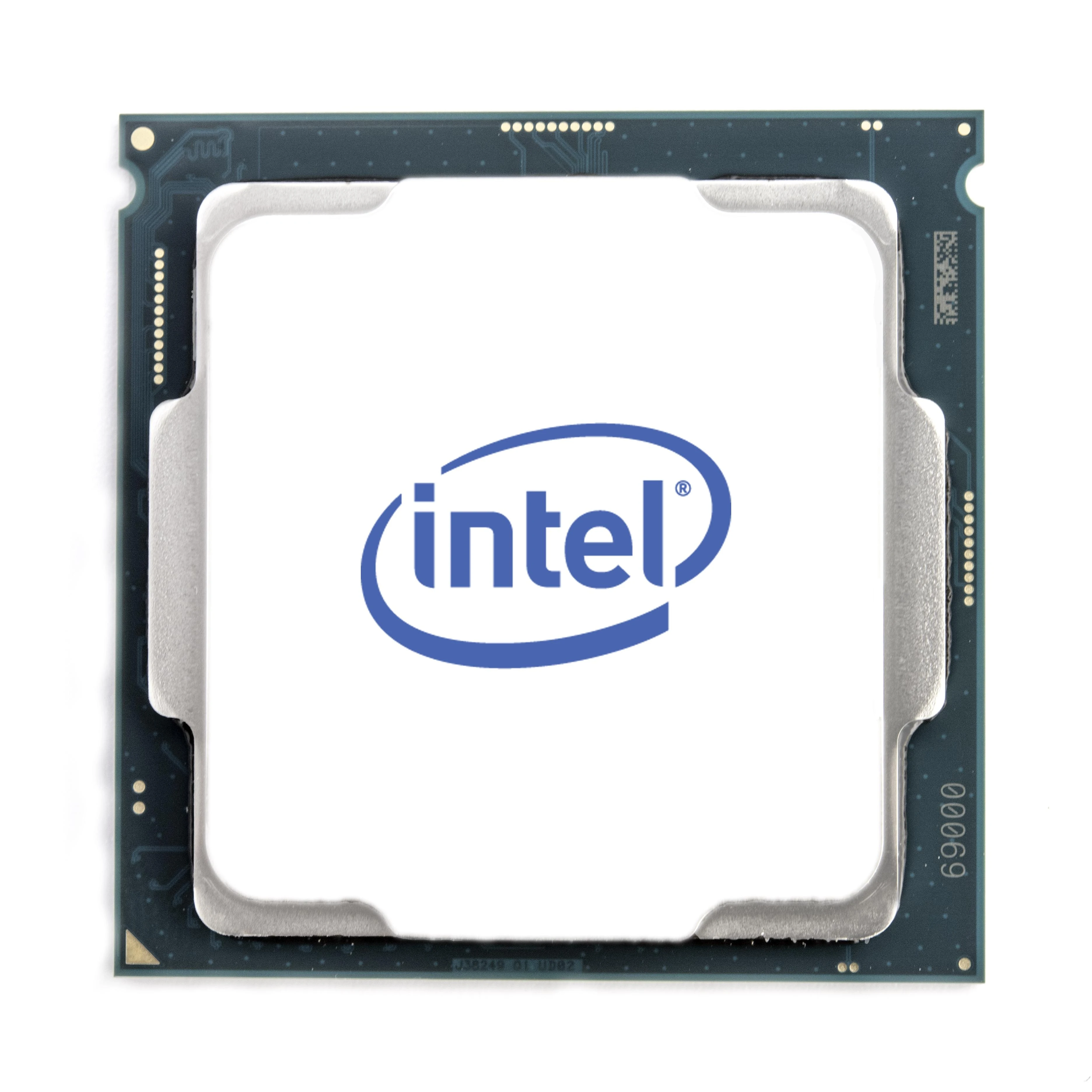 Intel Xeon 4214R serverinis procesorius viršutiniu kampu