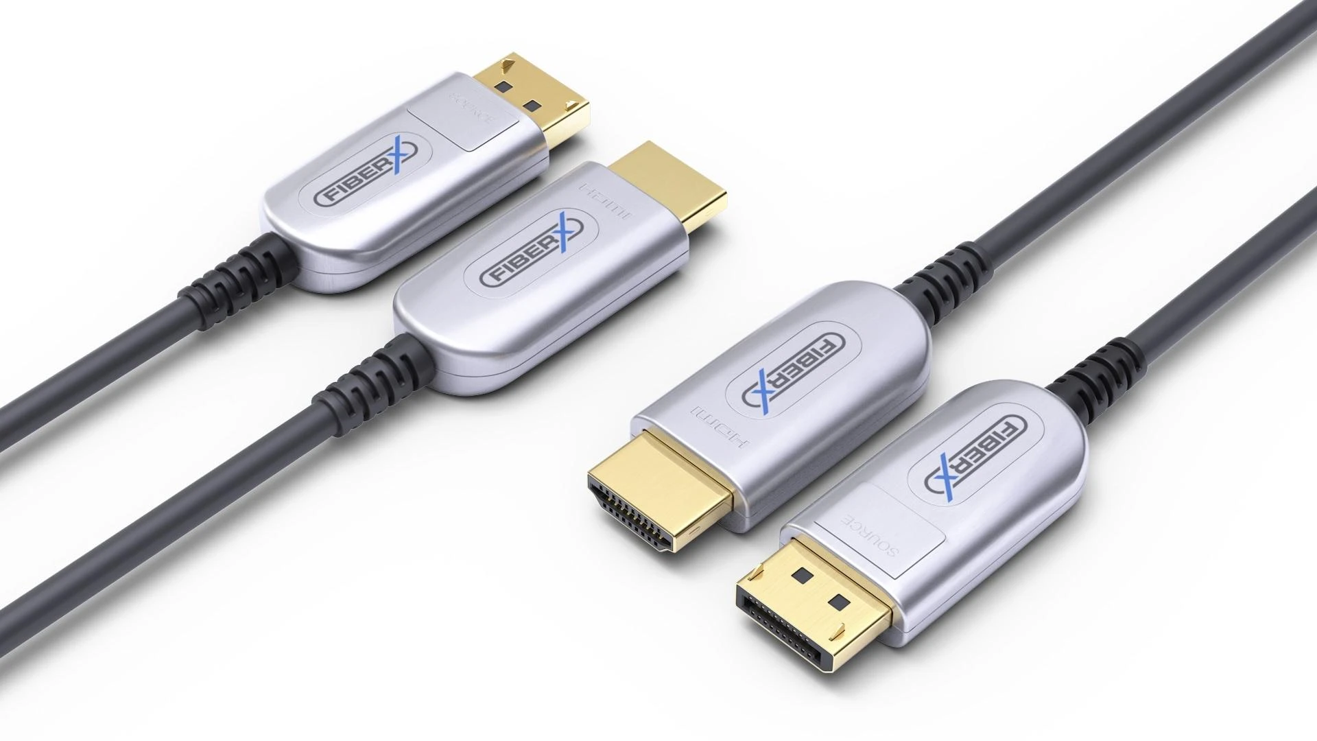 PureLink FiberX Serie - DisplayPort 4K Glasfaser Extender Kabelis - 15m
