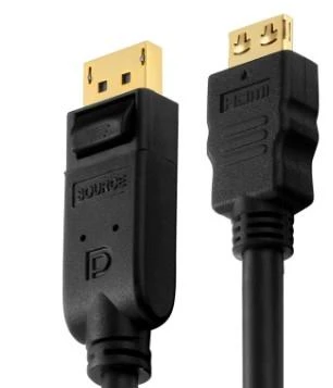PureLink DisplayPort į HDMI laido jungtys