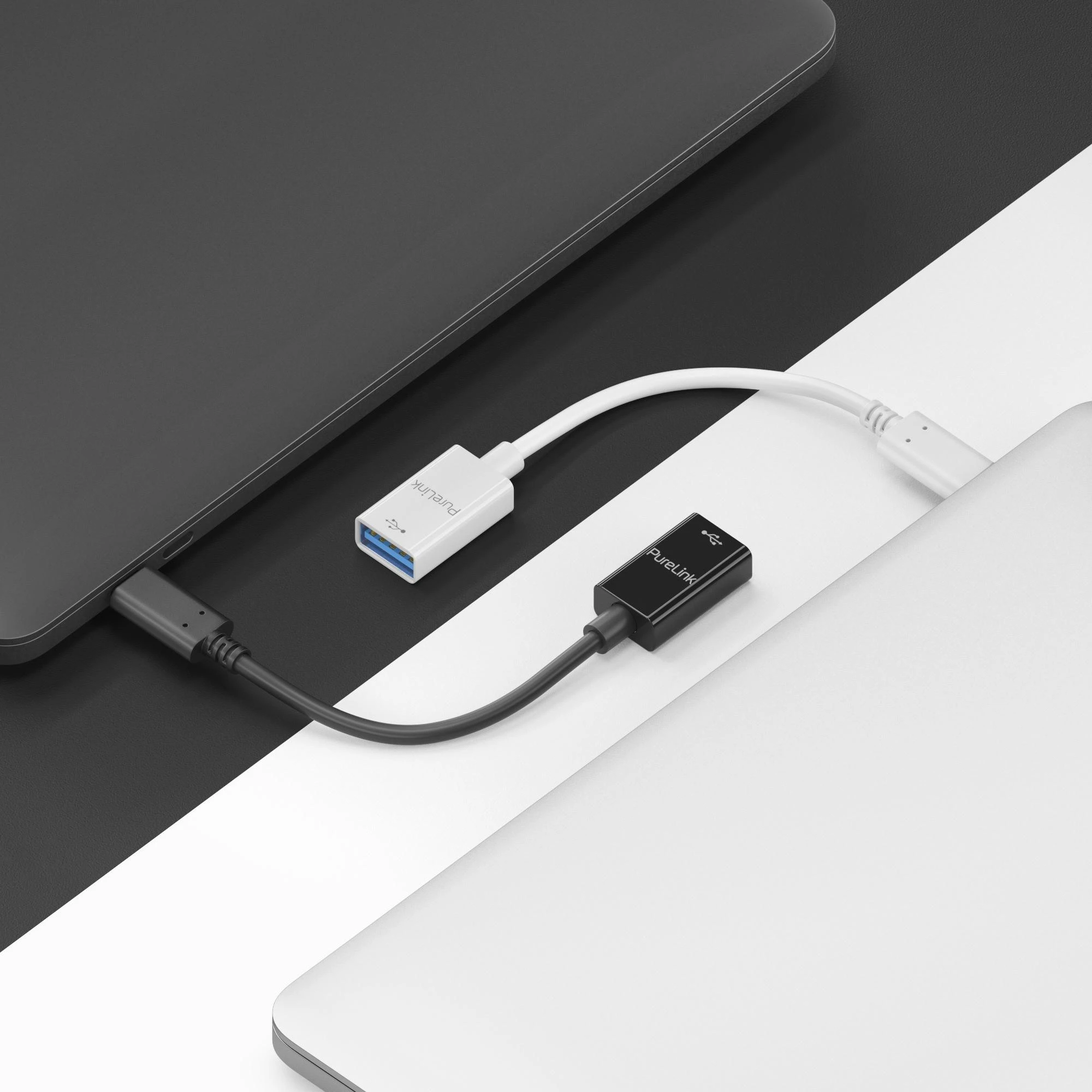 PureLink USB-C į USB-A adapterių pora